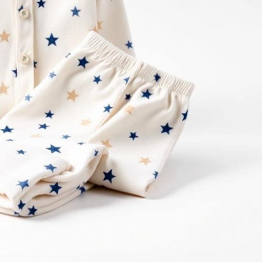 Cotton Pyjama Set — Macro detail
