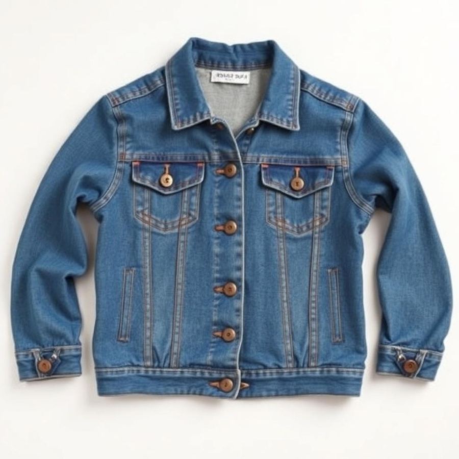 Kids Denim Jacket — Side view