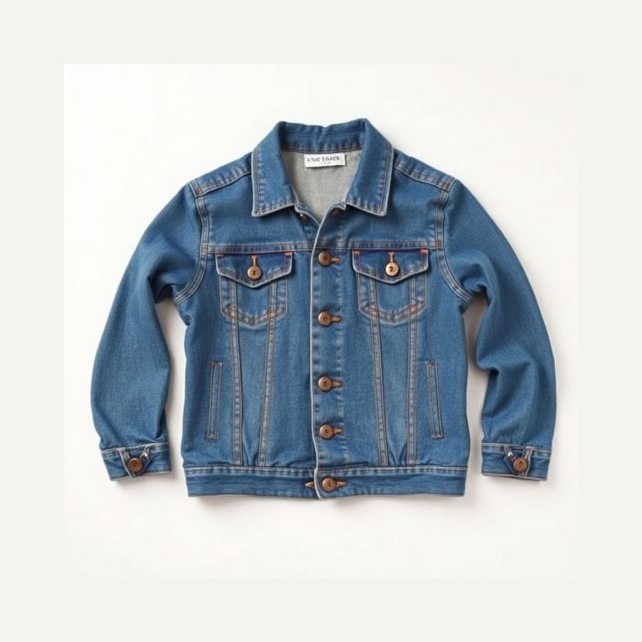 Kids Denim Jacket — In packaging