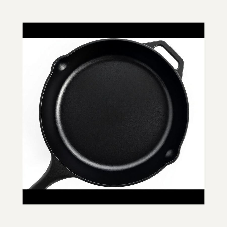 Cast Iron Skillet — In packaging