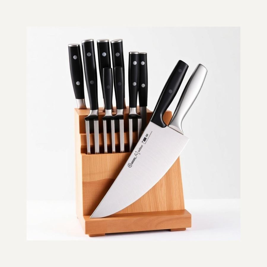 Chef Knife Set — In packaging