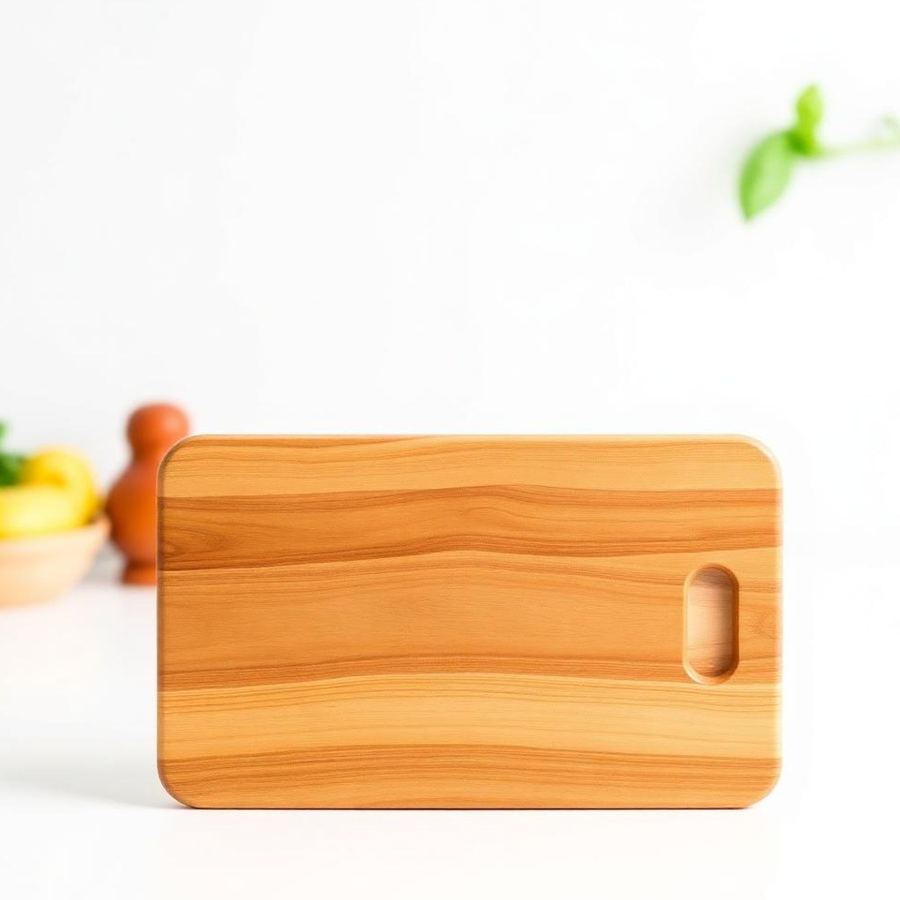 Wooden Chopping Board — Side view