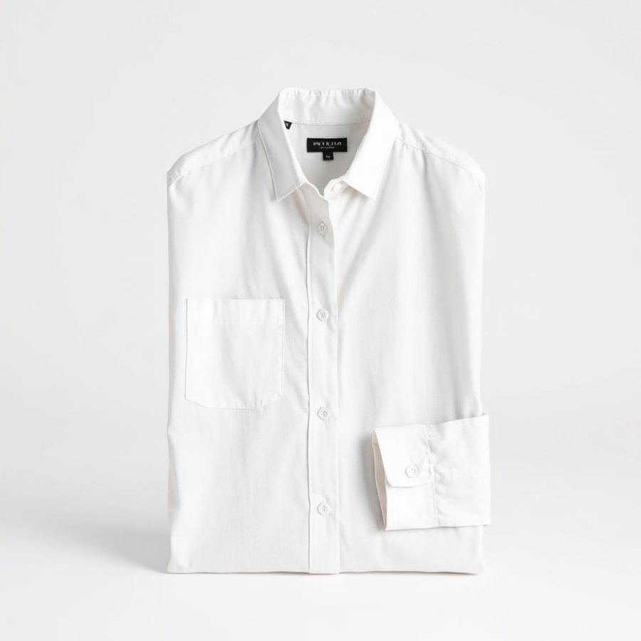 Linen Button-Down Shirt — Side view