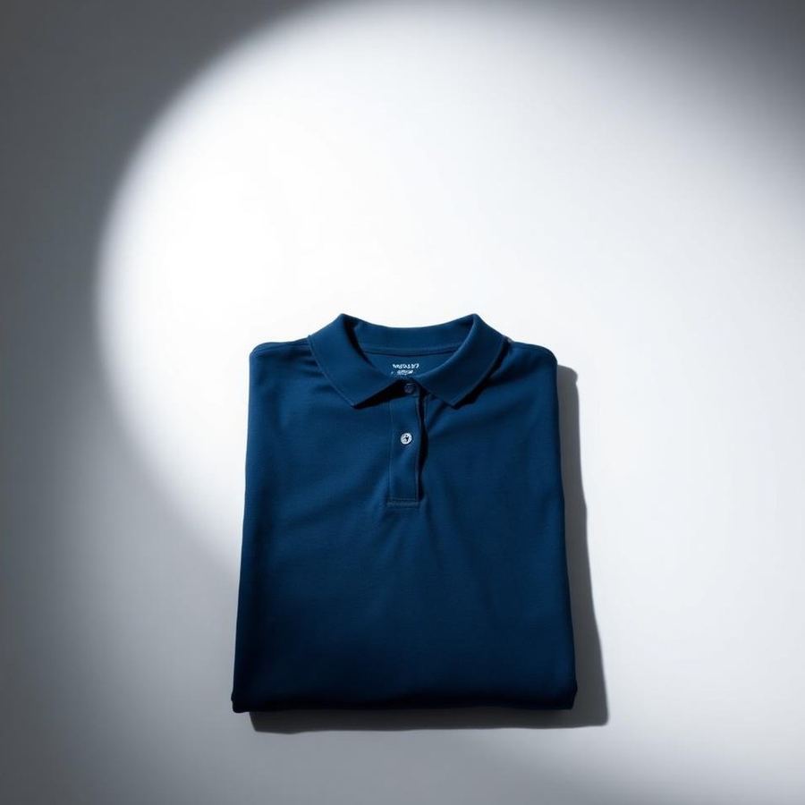 Casual Polo Tee — Side view