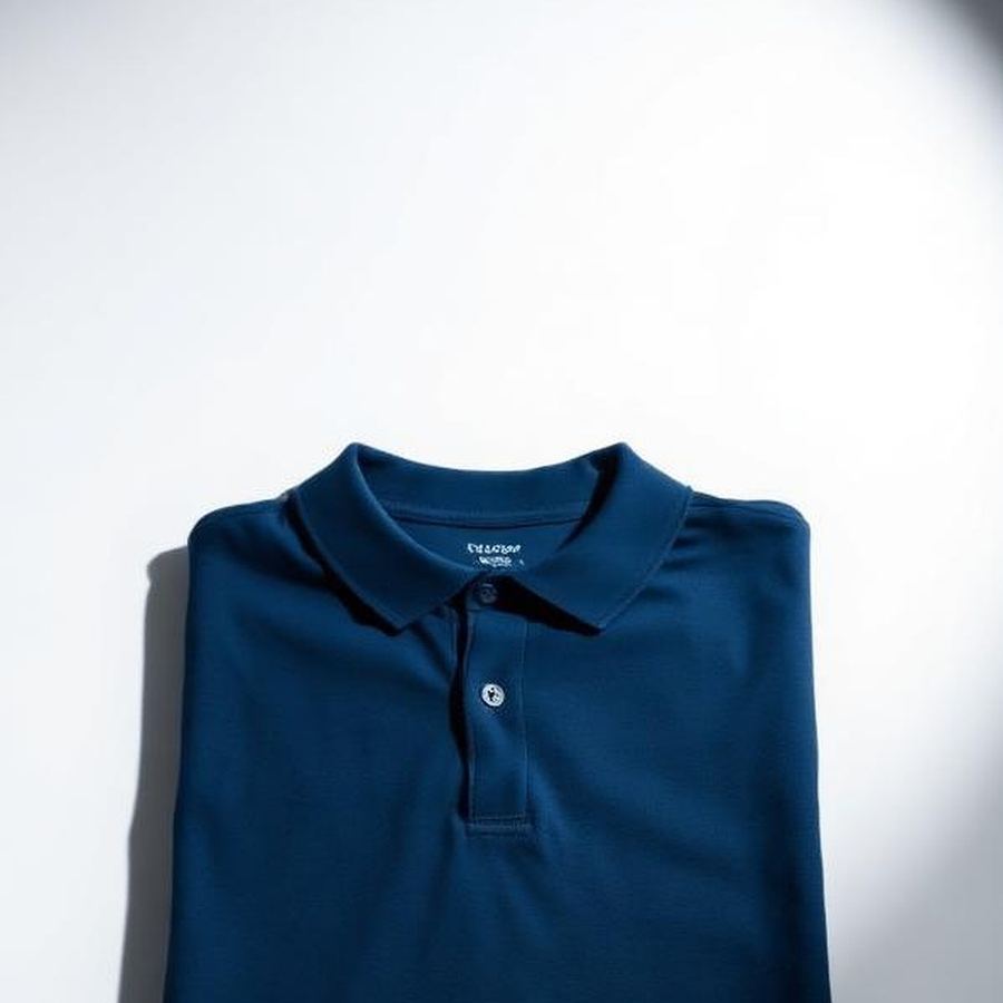 Casual Polo Tee — Close-up detail