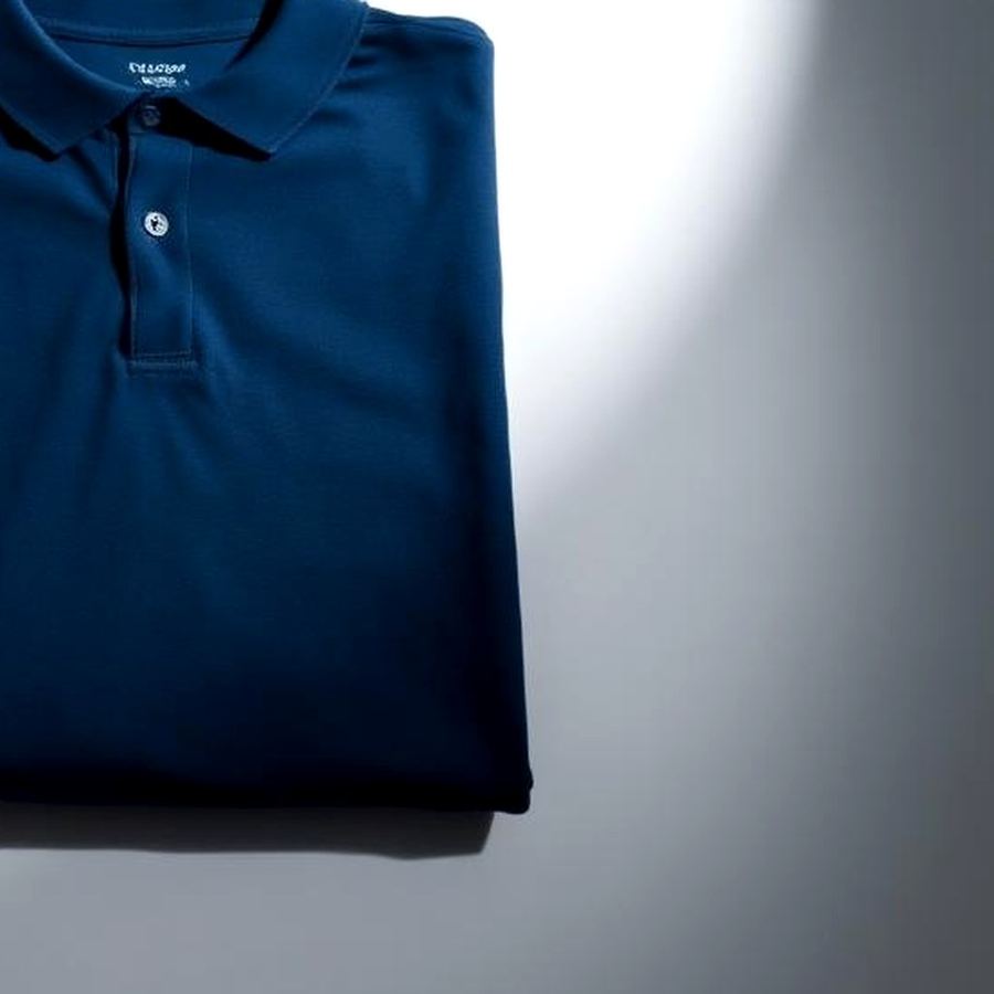 Casual Polo Tee — Macro detail