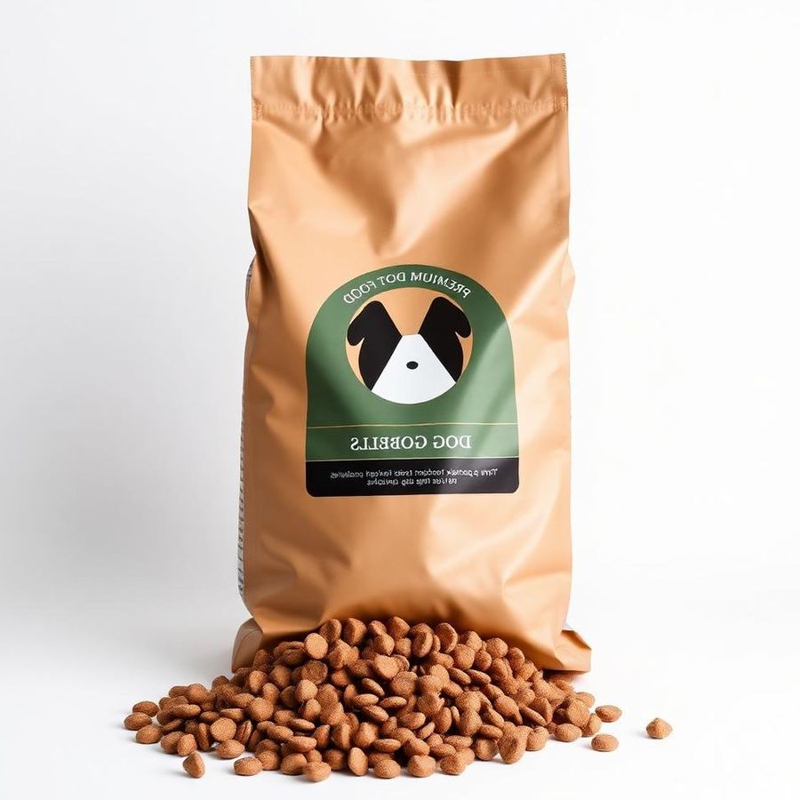 Premium Dog Food — Side view