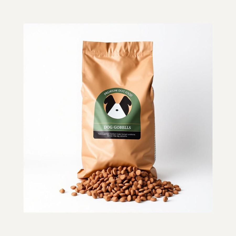 Premium Dog Food — In packaging