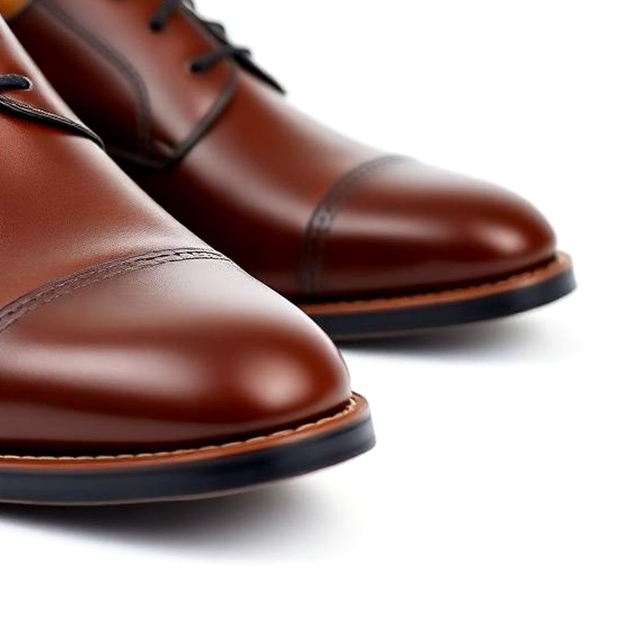 Oxford Leather Shoes — Macro detail