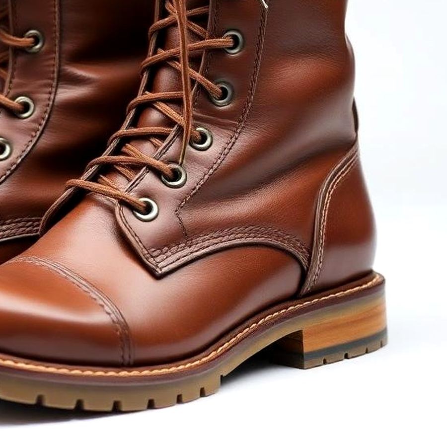 Winter Boots — Macro detail