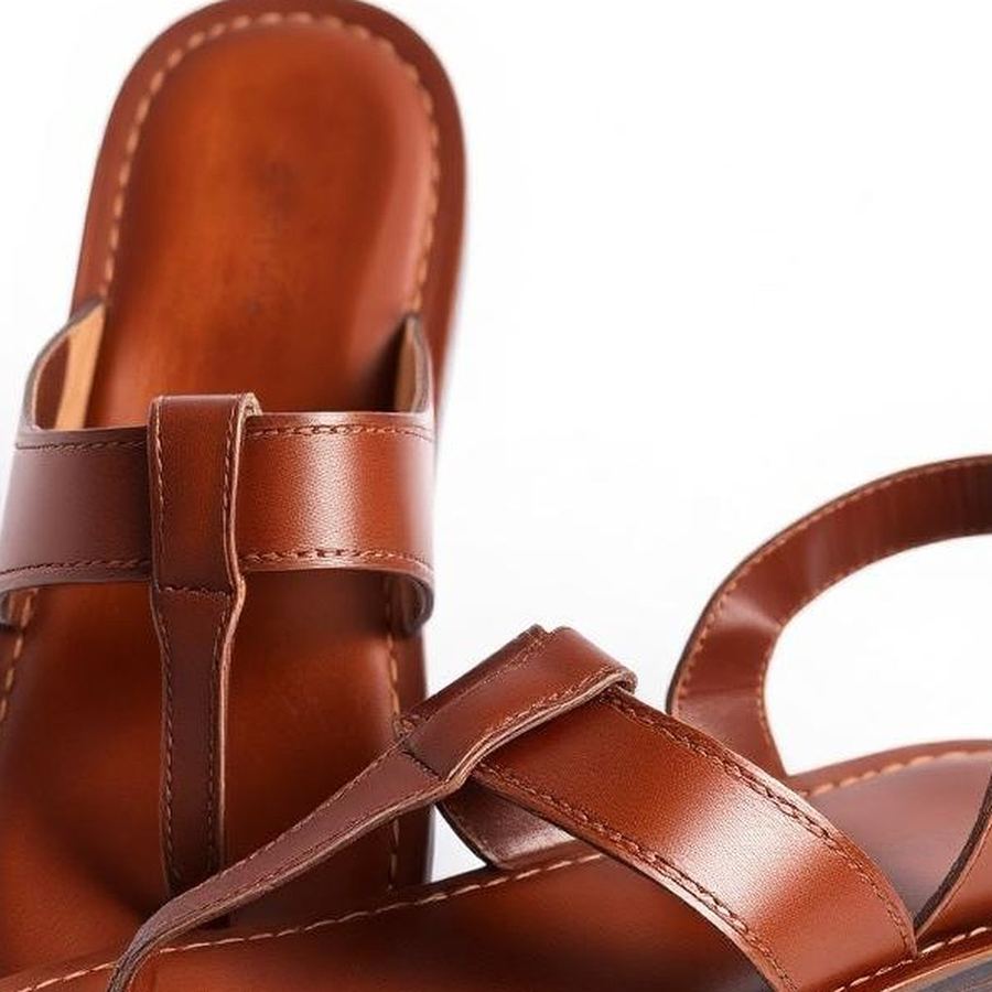 Kolhapuri Sandals — Close-up detail