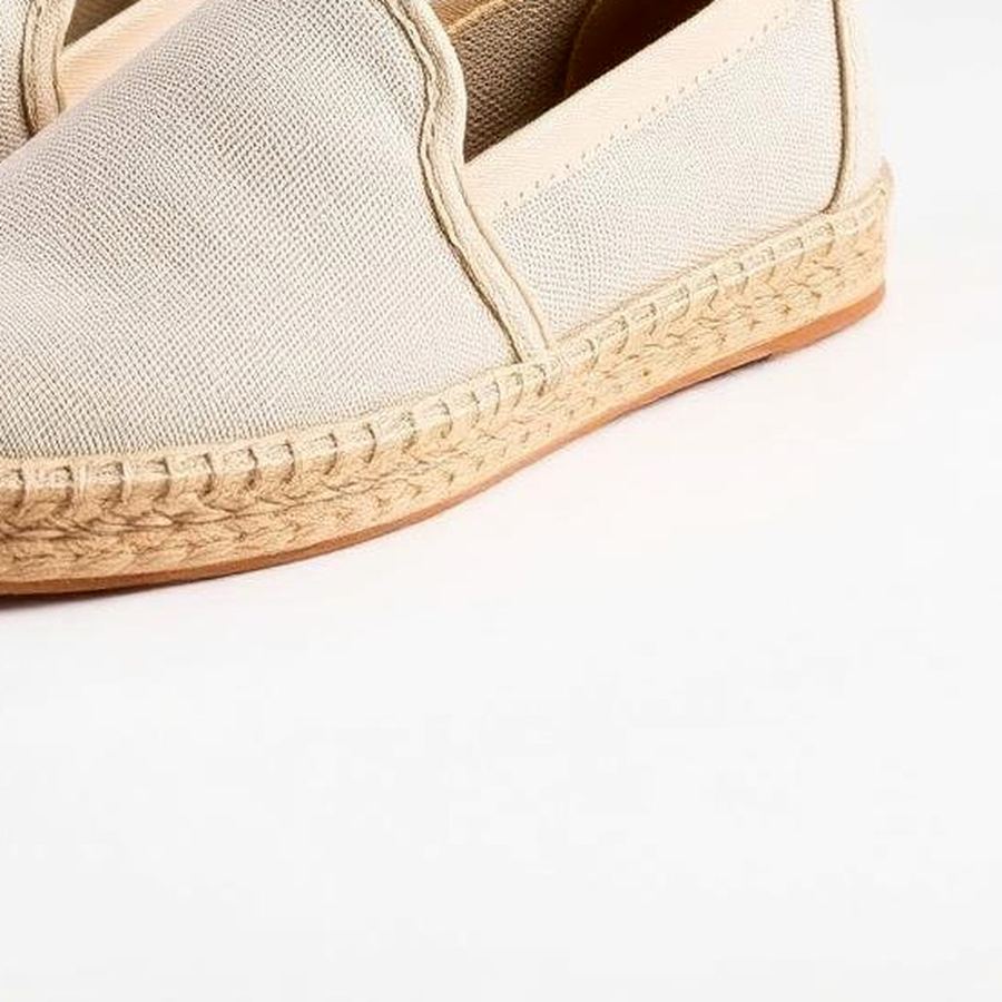 Slip-On Espadrilles — Macro detail