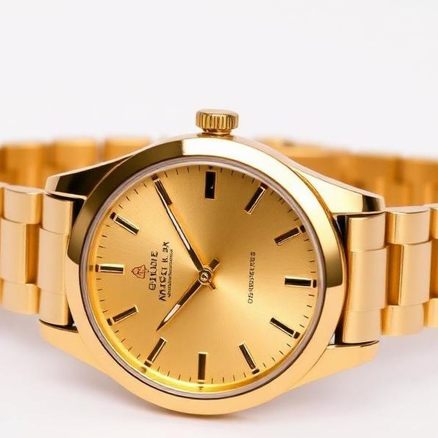 Luxury Gold Watch — Close-up detail