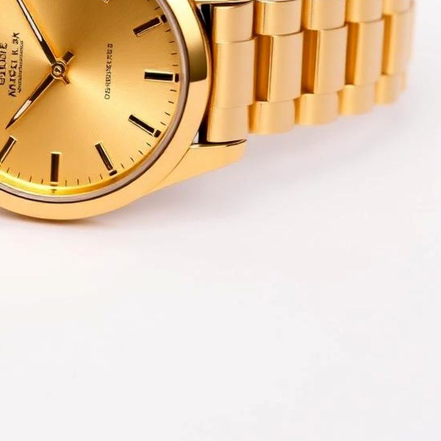 Luxury Gold Watch — Macro detail