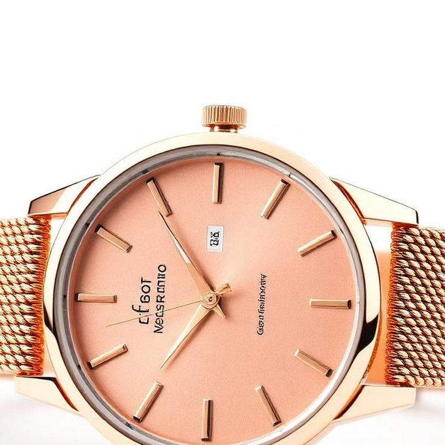 Rose Gold Analog — Close-up detail