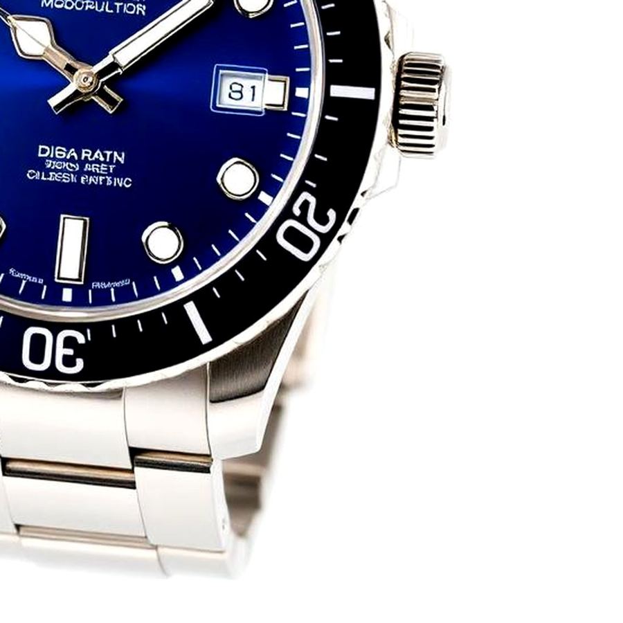 Diver's Watch — Macro detail