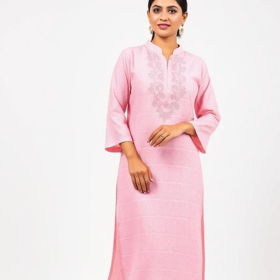 Chikankari Kurta Set — Close-up detail
