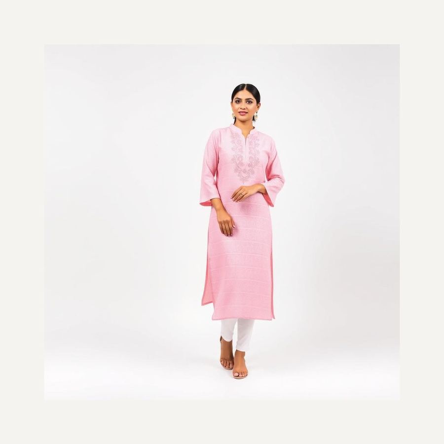 Chikankari Kurta Set — In packaging
