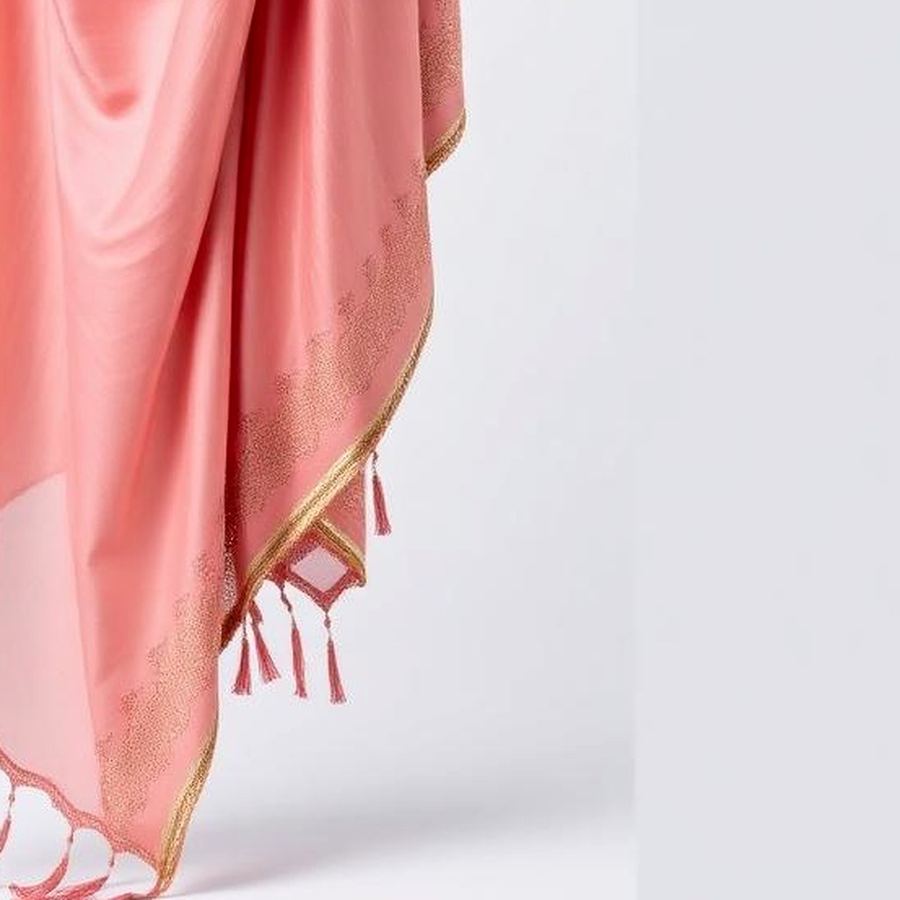Georgette Dupatta — Macro detail