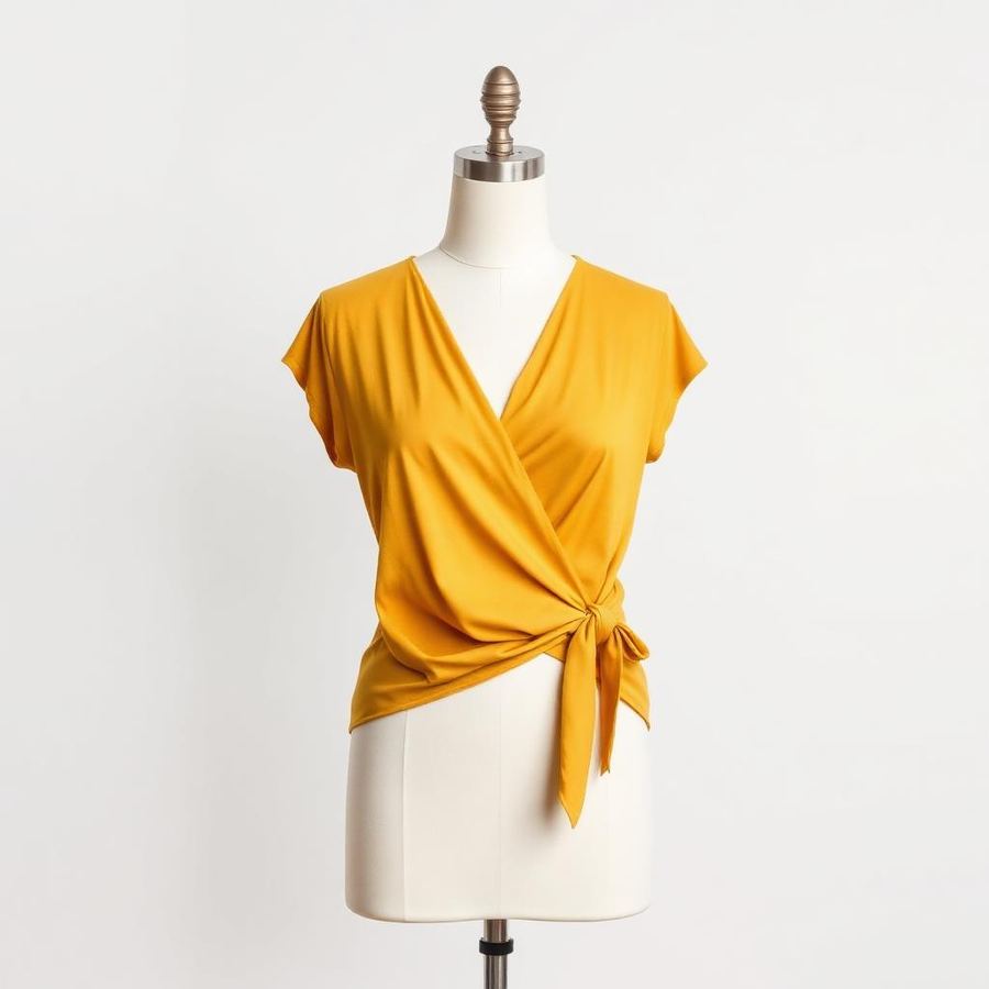 Wrap Tunic — Front view