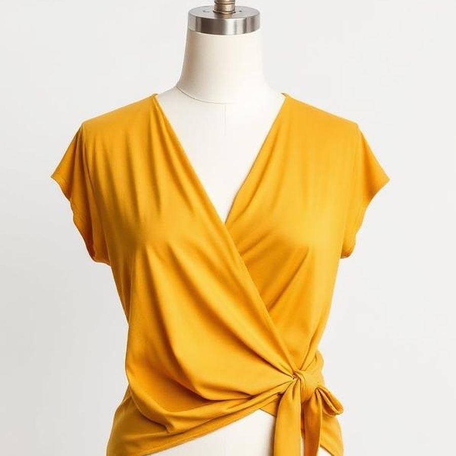 Wrap Tunic — Close-up detail