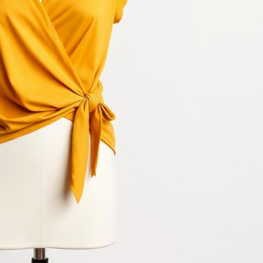Wrap Tunic — Macro detail