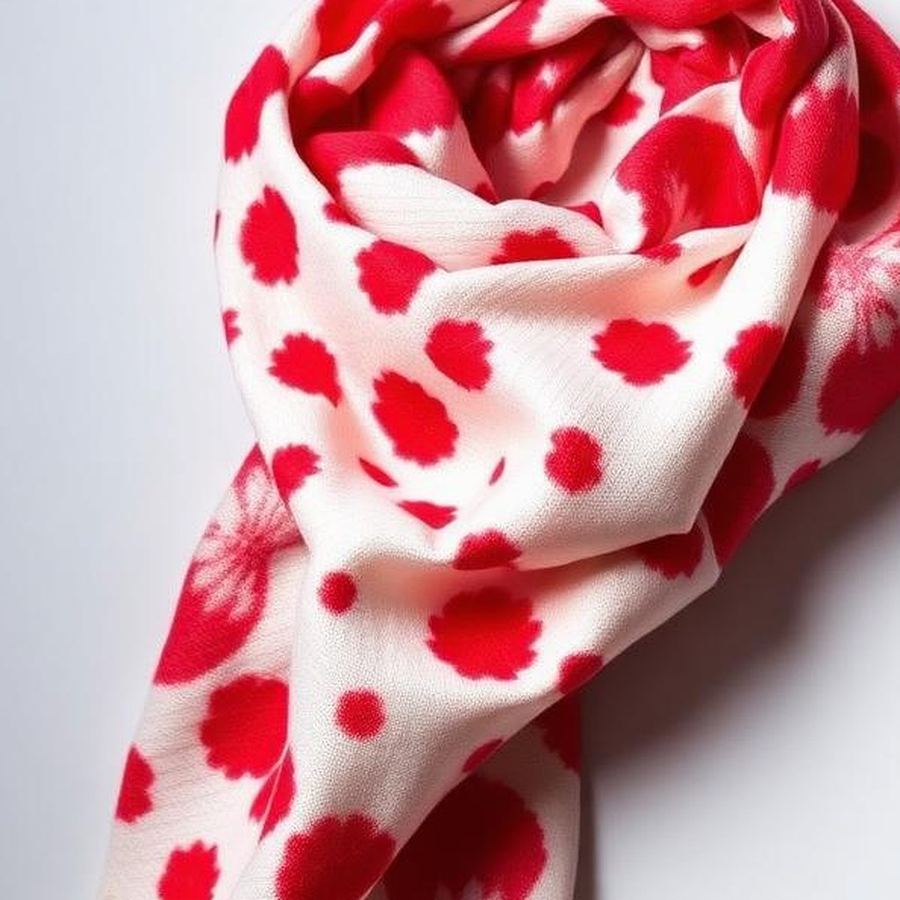 Bandhani Scarf — Close-up detail