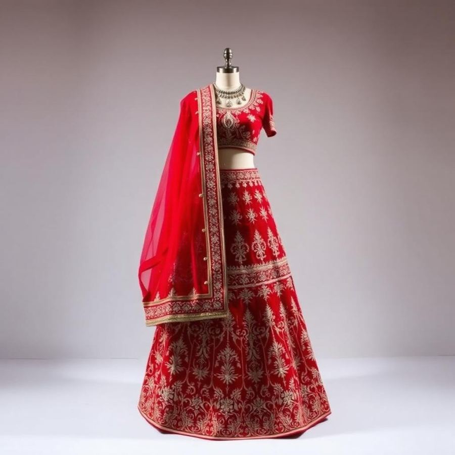 Embroidered Lehenga
