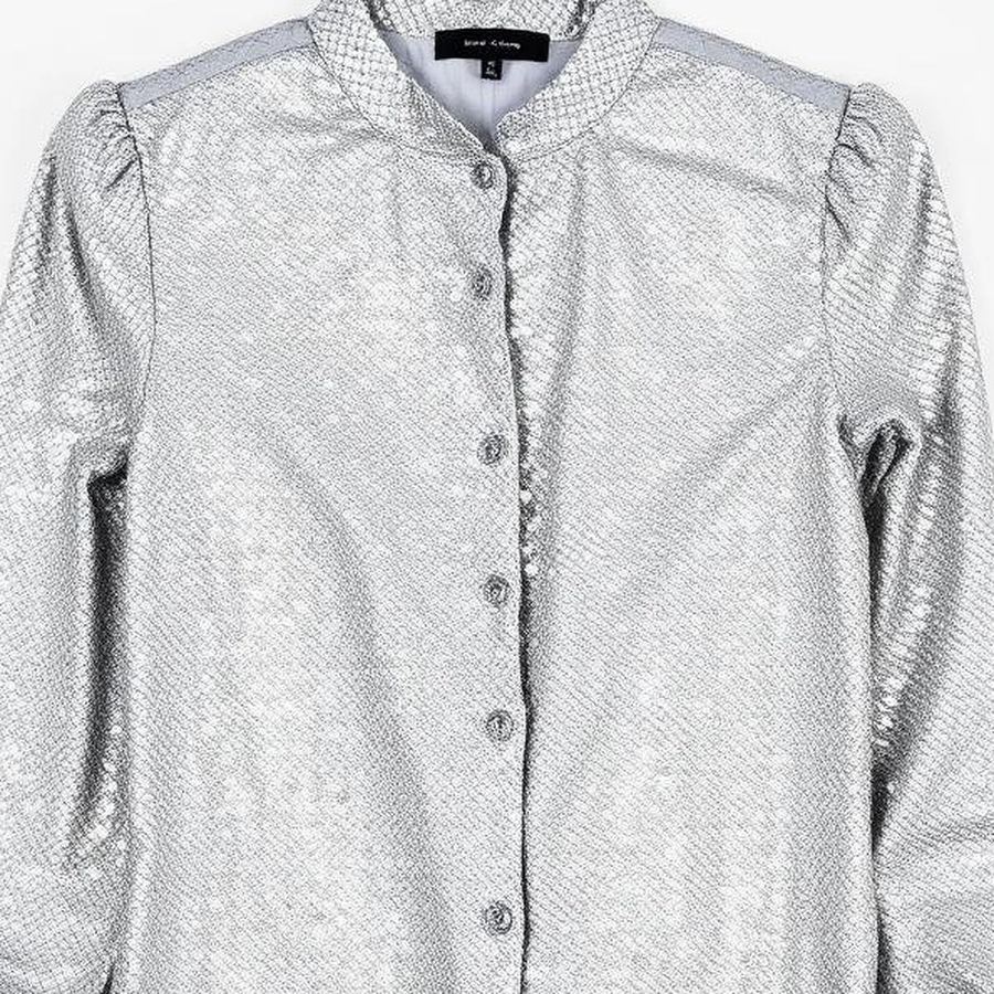 Sequin Blouse — Close-up detail