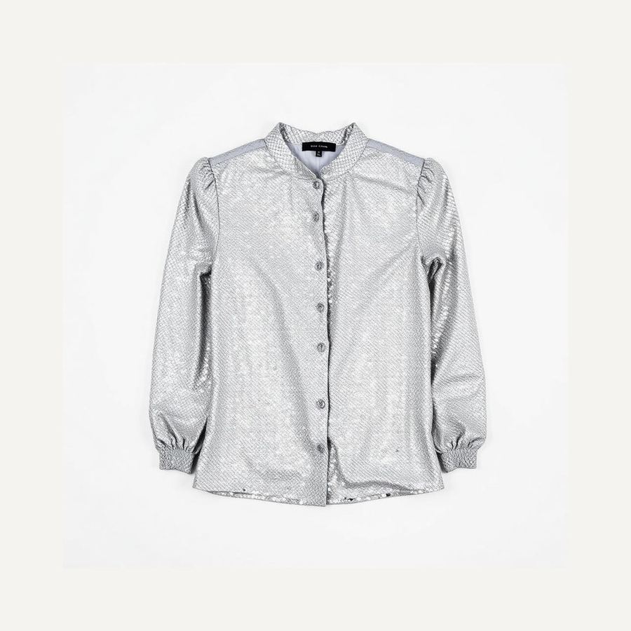 Sequin Blouse — In packaging